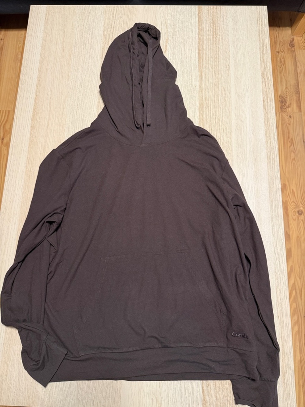 Comfrt 	Espresso Dark Brown AllDay™ Jersey Hoodie L